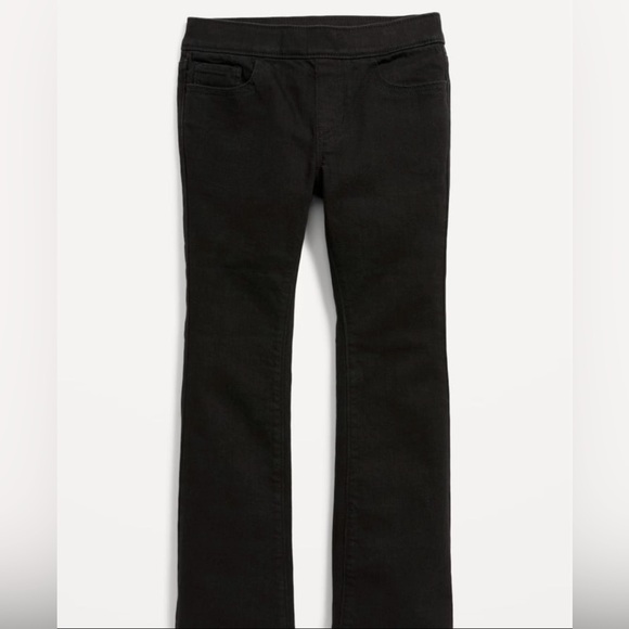 New 2 pair OLD NAVY girls boot cut jeans black LARGE 10 12 - Picture 8 of 8